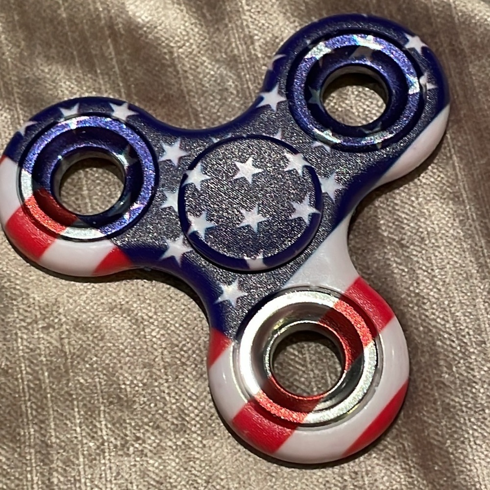 Patriotic Fidget Spinner NWOTS